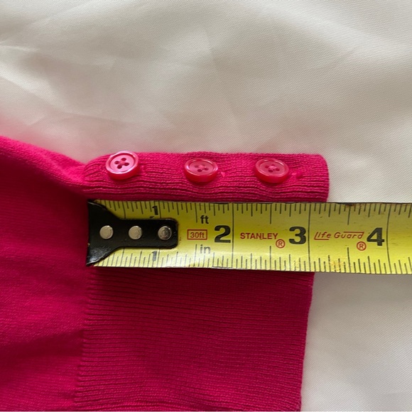 Talbots Knit Turtleneck Sweater XL Pink Barbiecore Quiet Luxury - Picture 11 of 13